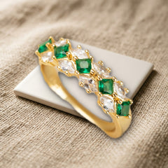 Bague Émeraude — Bijoux et Créations Moment Ici