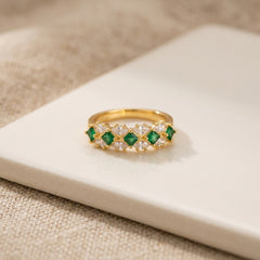 Bague Émeraude — Bijoux et Créations Moment Ici