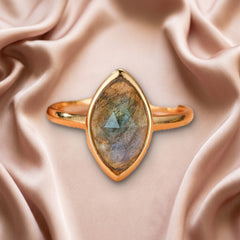Bague Feuille — Bijoux et Créations Moment Ici