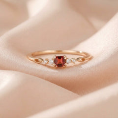 Bague Grenat — Bijoux et Créations Moment Ici