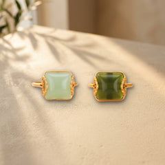 Bague Jade Vert — Bijoux et Créations Moment Ici