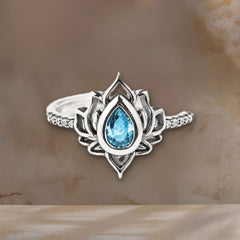 Bague Lotus — Bijoux et Créations Moment Ici