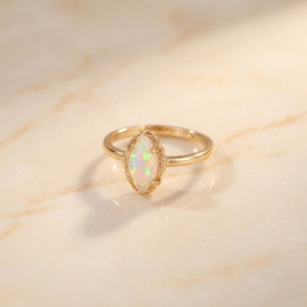 Opal Rings | Natural Crystal Jewelry | Moment Ici