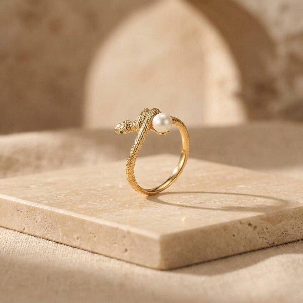 Snake Rings | Natural Crystal Jewelry | Moment Ici