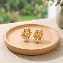 Boucles d'Oreilles Citrine — Bijoux et Créations Moment Ici