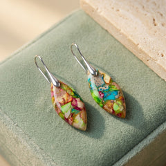 Boucles d'Oreilles Jaspe — Bijoux et Créations Moment Ici
