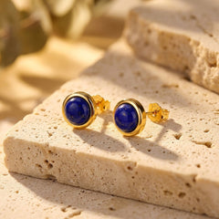 Boucles d'Oreilles Lapis Lazuli — Bijoux et Créations Moment Ici