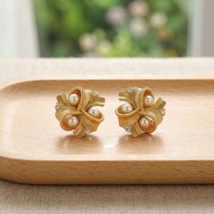 Boucles d'Oreilles Perle — Bijoux et Créations Moment Ici