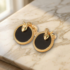 Boucles d'Oreilles Serpent — Bijoux et Créations Moment Ici