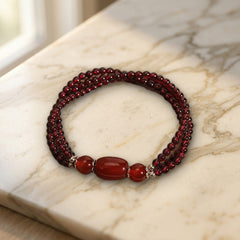 Bracelet Grenat — Bijoux et Créations Moment Ici