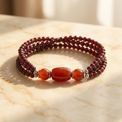 Bracelet Grenat — Bijoux et Créations Moment Ici