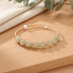 Bracelet Jade Néphrite — Bijoux et Créations Moment Ici