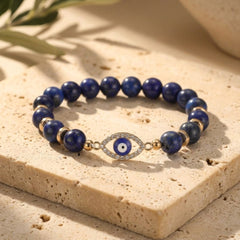 Bracelet Lapis Lazuli — Bijoux et Créations Moment Ici