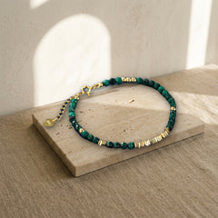 Bracelet Malachite — Bijoux et Créations Moment Ici