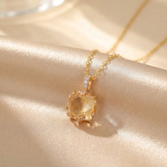 Collier Citrine — Bijoux et Créations Moment Ici