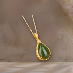 Collier Jade Vert — Bijoux et Créations Moment Ici