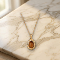 Collier Œil de Tigre — Bijoux et Créations Moment Ici