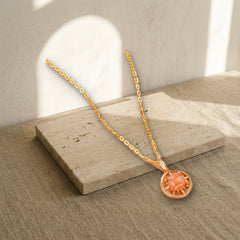 Collier Pierre de Soleil — Bijoux et Créations Moment Ici