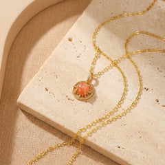 Collier Pierre de Soleil — Bijoux et Créations Moment Ici