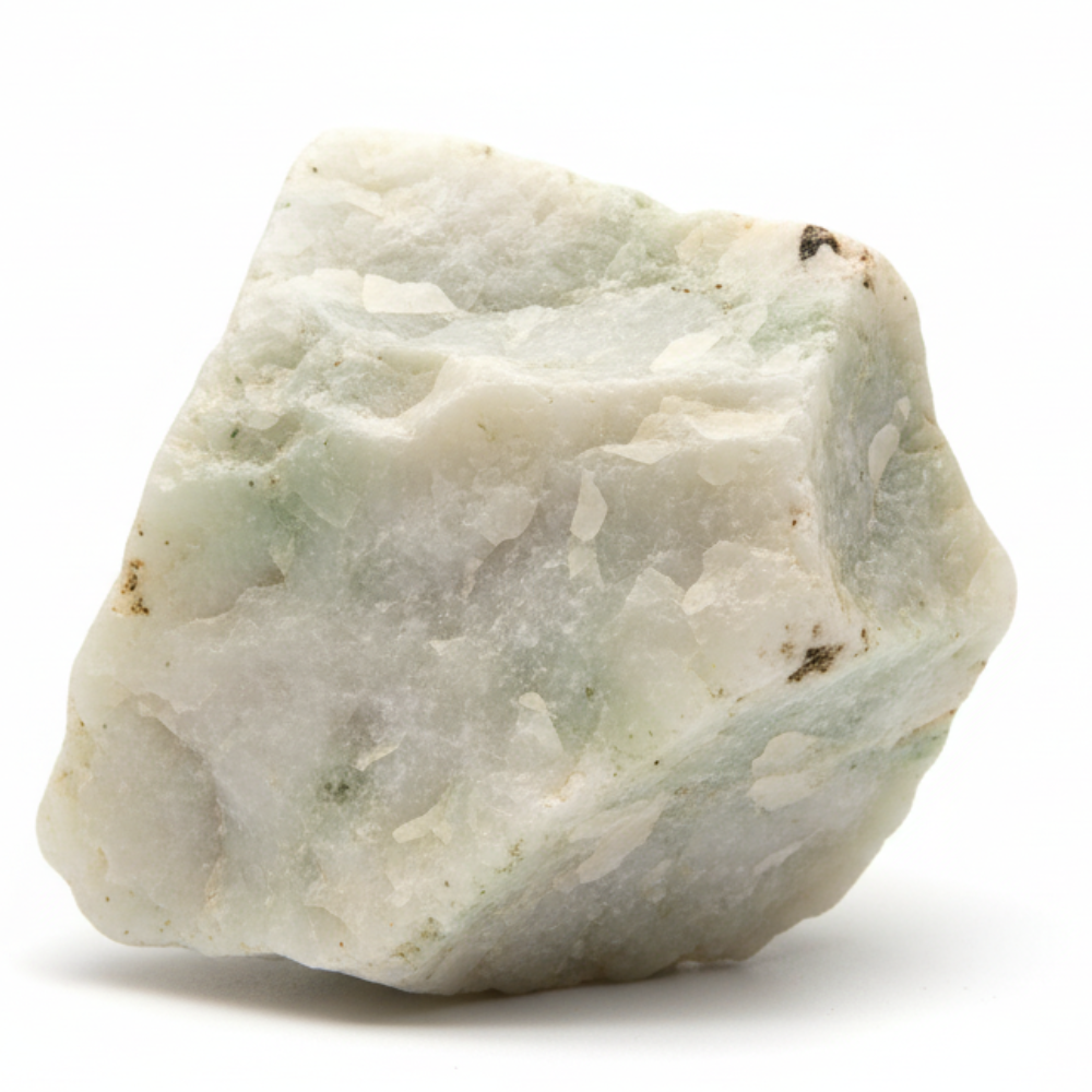 Bijoux Pierre Jade blanc