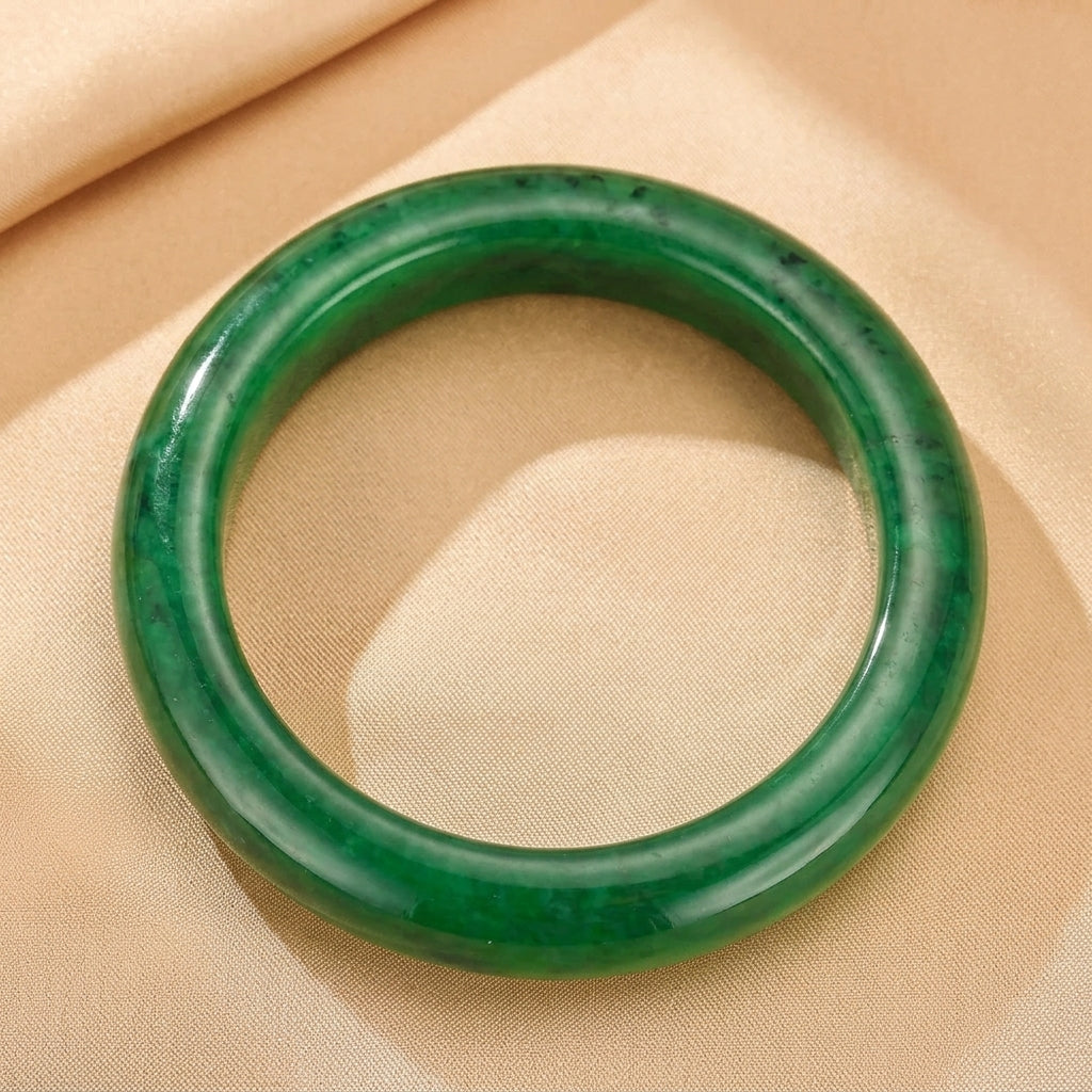 Bracelet Jonc Jade Vert – Sagesse du Temps