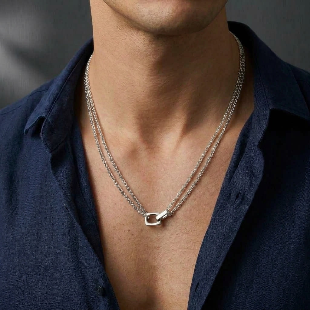 Collier Homme Infini – Union Discrète