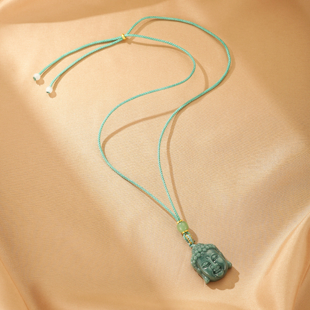 Collier Jadéite Blue – Horizon Secret