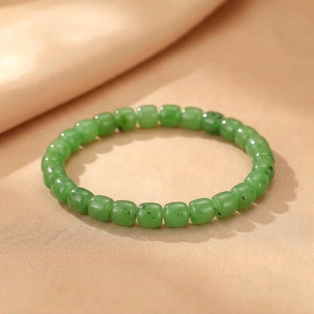 Bracelet Jade Vert – Forêt Silencieuse