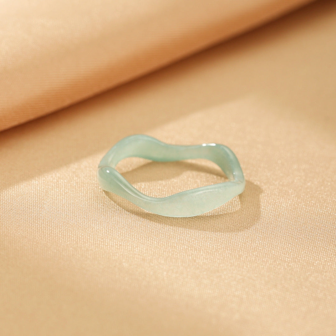 Bague Jadeïte – Reflets Éternels