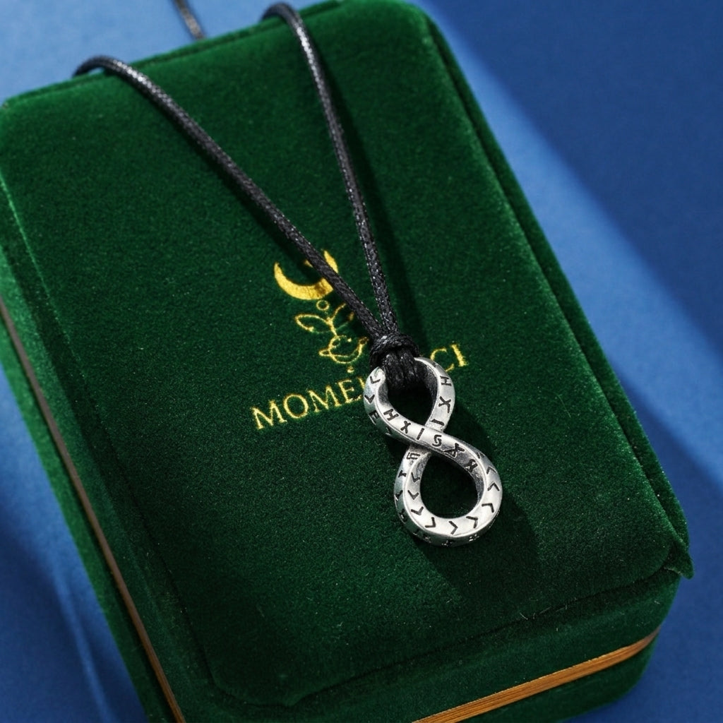 Collier Infini Viking – Éternelle Promesse, Argent