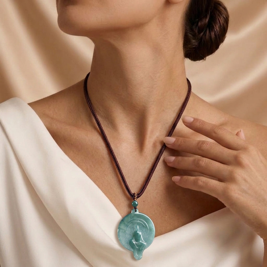 Collier Jadéite – Éveil Méditatif