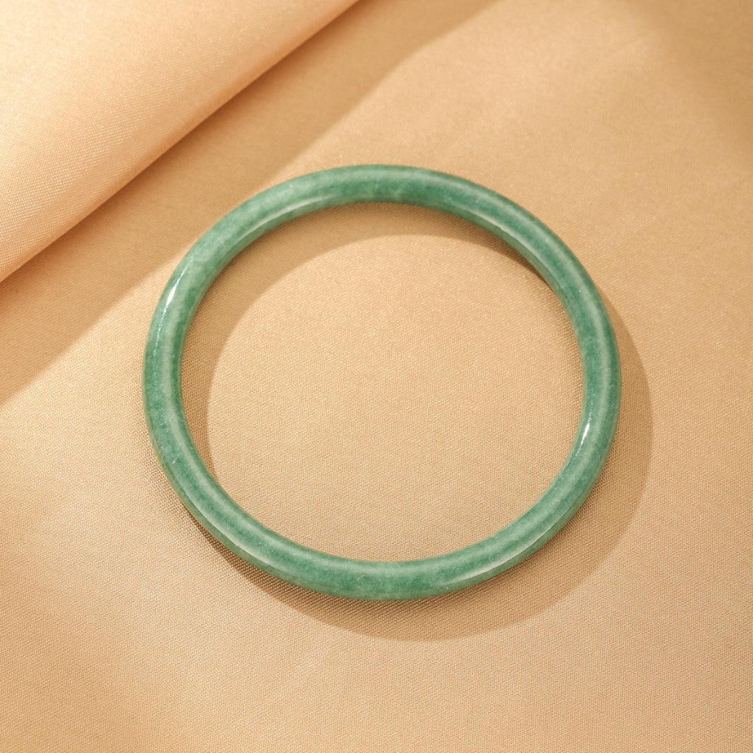Bracelet Jonc Jade – Perle des Vents
