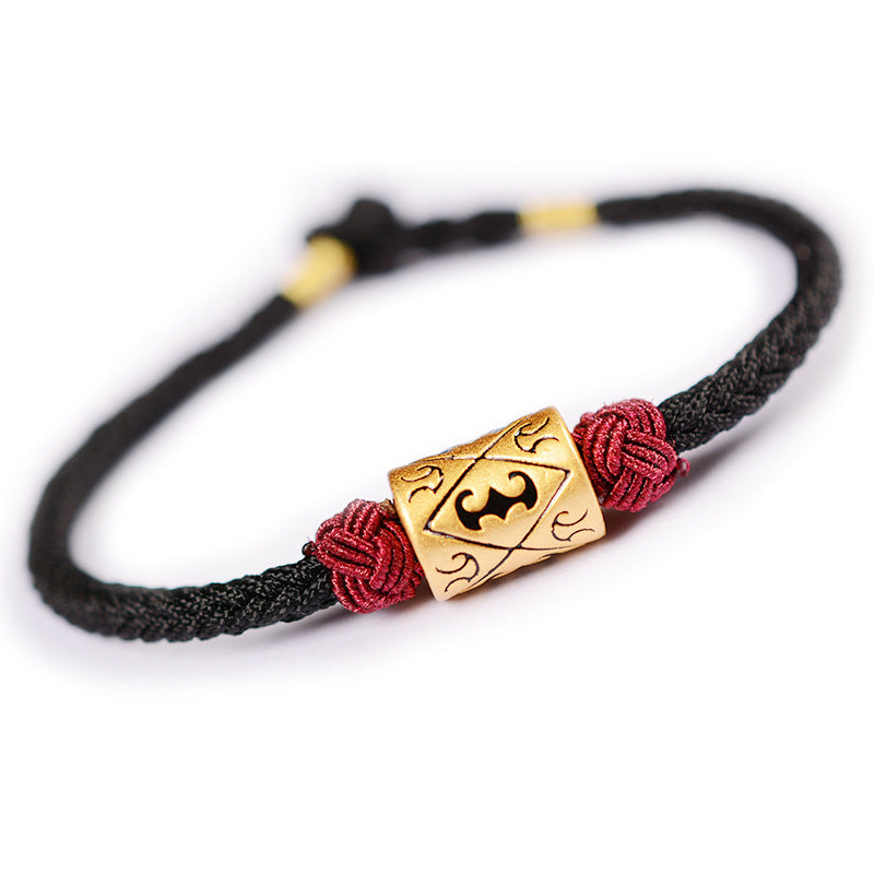 Bracelet Couple en Fil Rouge – Pareja, Argent