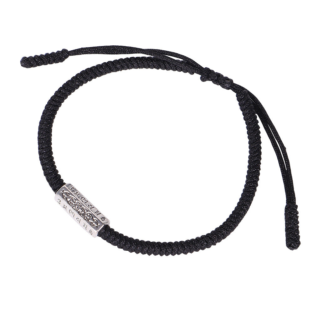 Bracelet Six Mantras Fil Rouge – Harmonie et Créativité