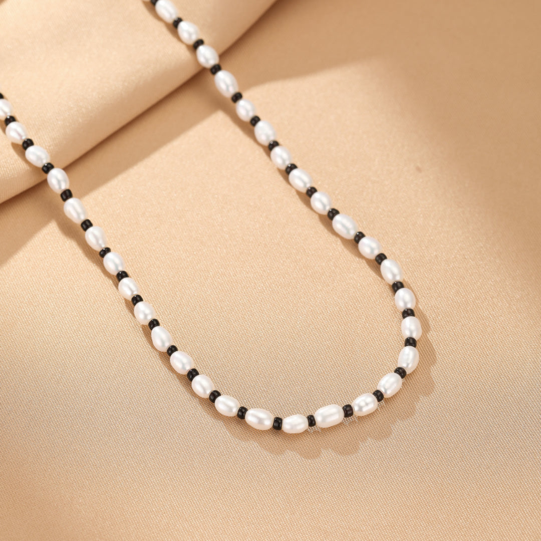 Collier Homme Perle – Éclat Subtil