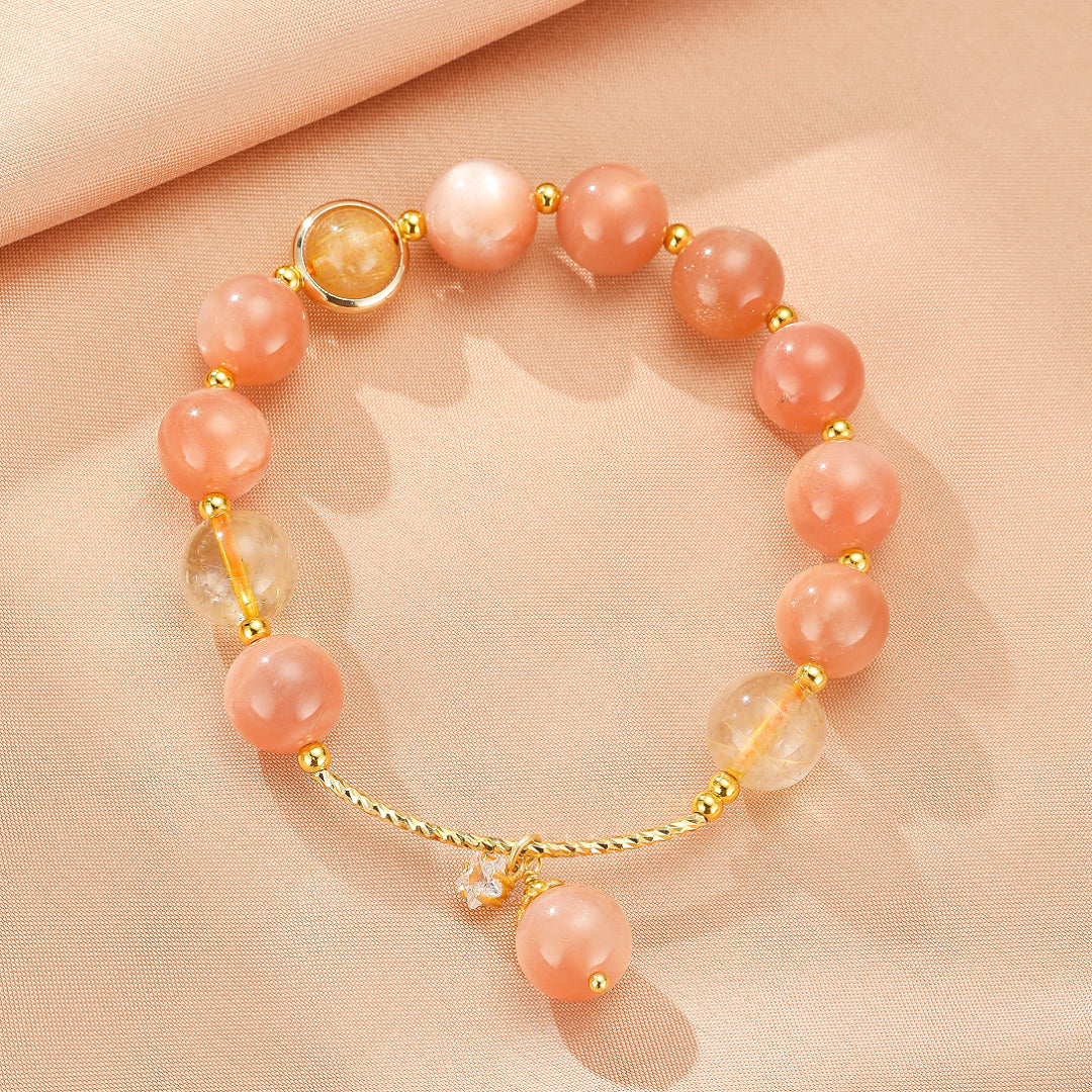 Bracelet Pierre de Soleil – Étoile Rayonnante