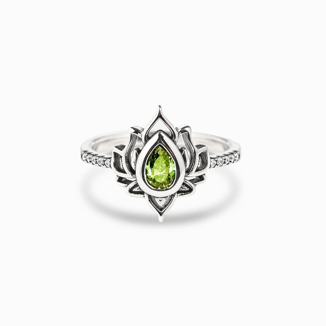 Bague Lotus – Le Renouveau, Argent S925