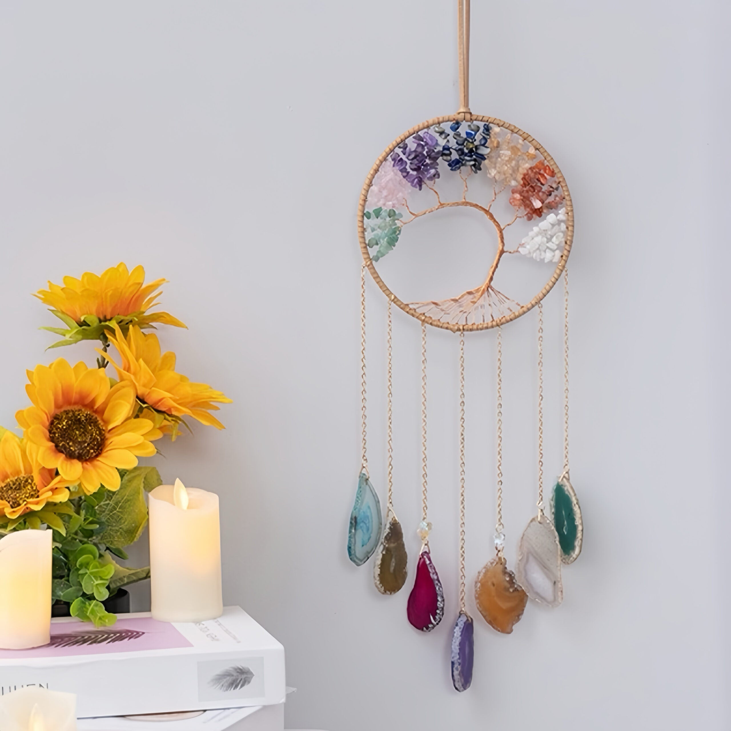 Capteur de Soleil Arbre de Vie  Cascade de Rves