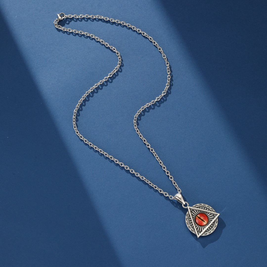 Collier Œil Oudjat – Gardien Mystique, Argent 925