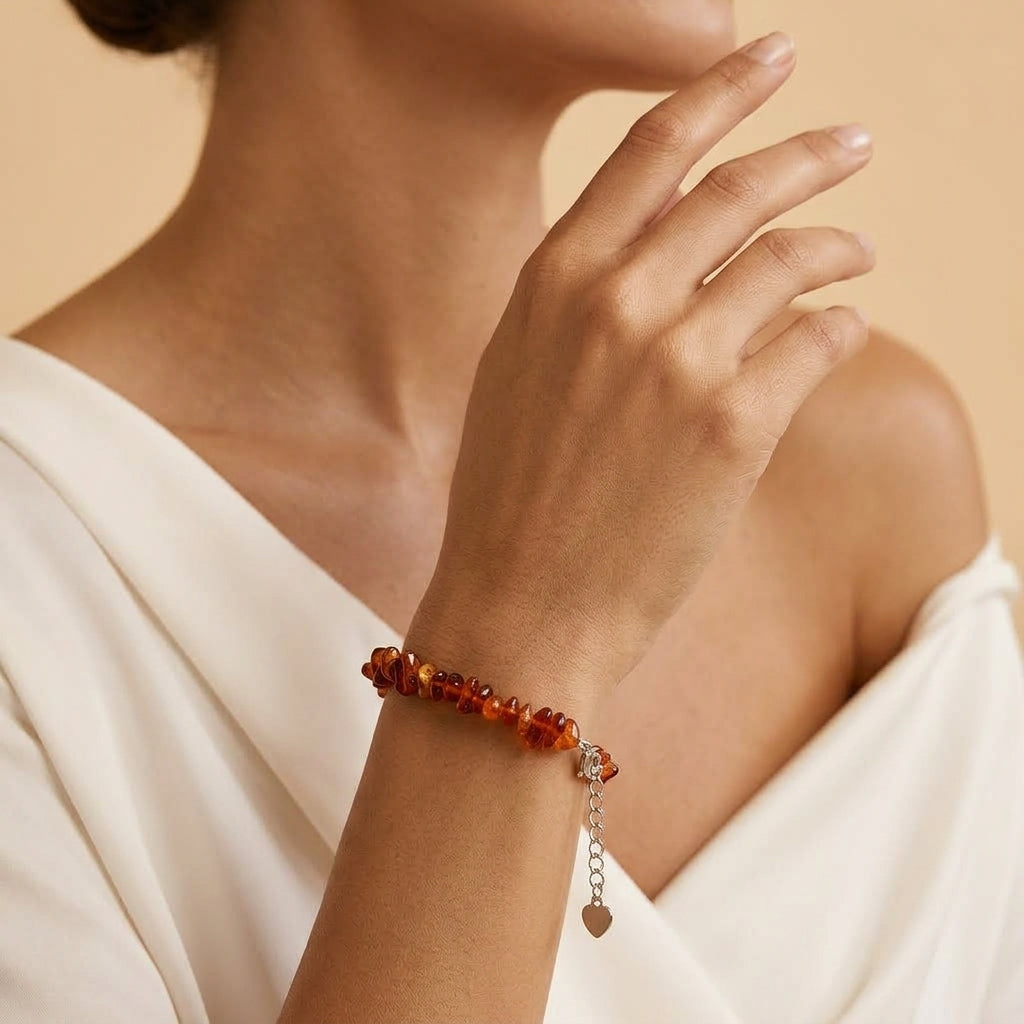 Bracelet Ambre – Soleil Éternel