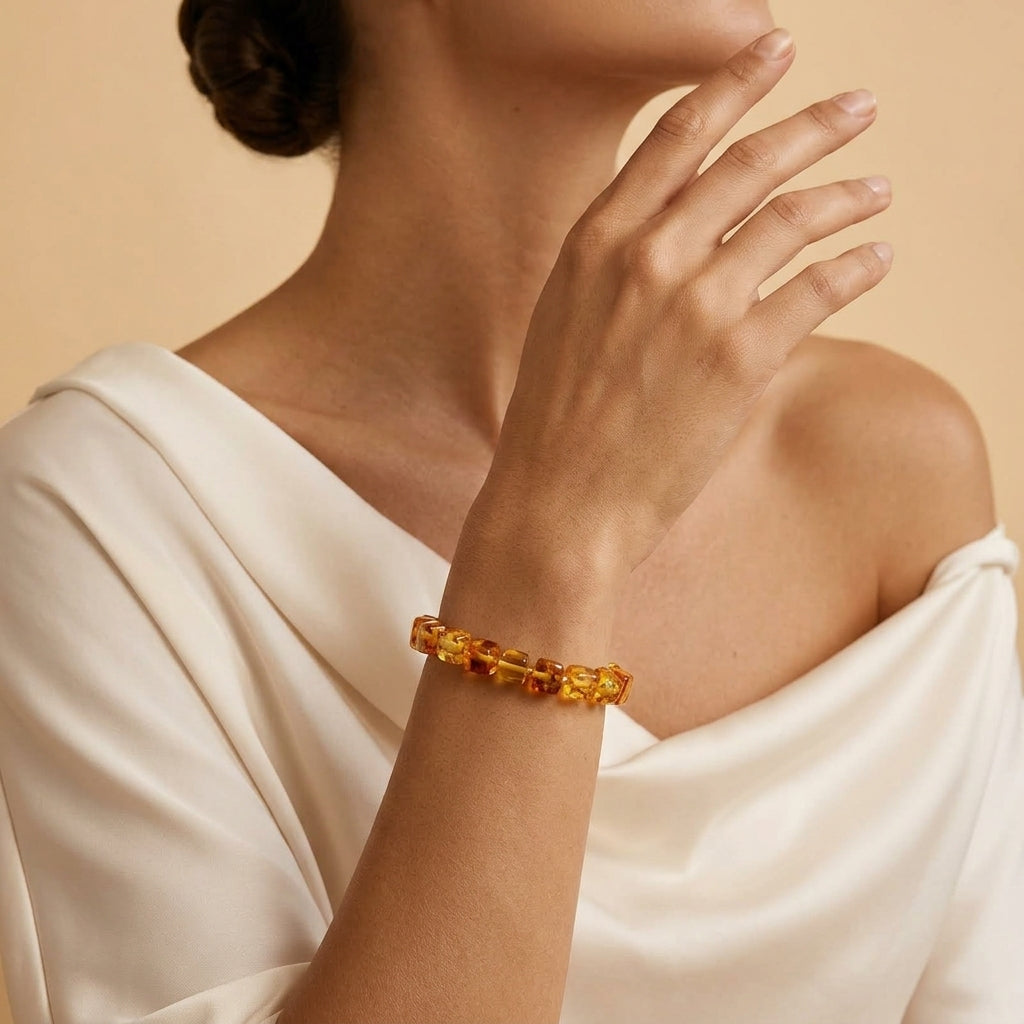 Bracelet Ambre - Héritage Solaire