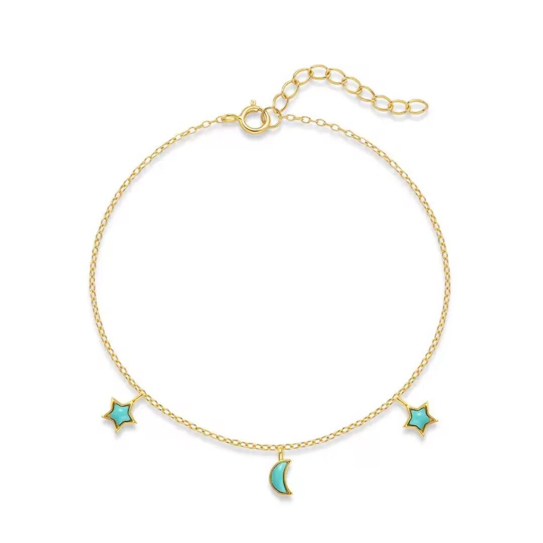 Bracelet Turquoise – Ciel Enchanté, Argent 925