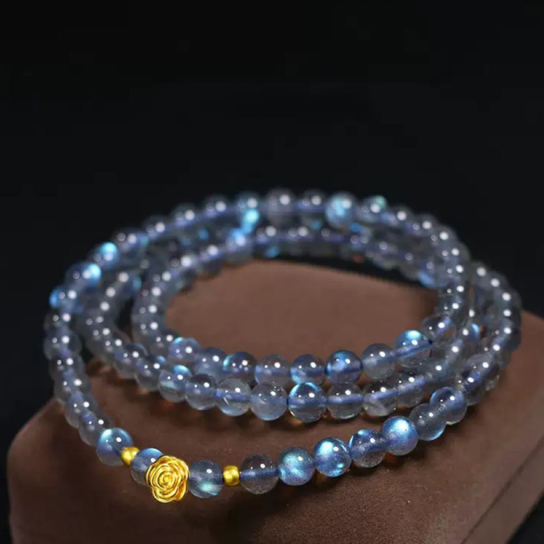 Labradorite Bracelet – Rose Gold