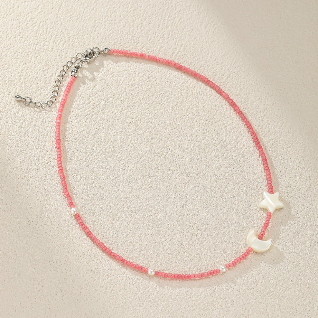 Collier Enfant Nacre et Perle– Mini Charms Magiques