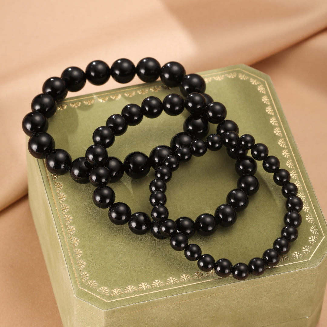 Bracelet Obsidienne – Force Silencieuse