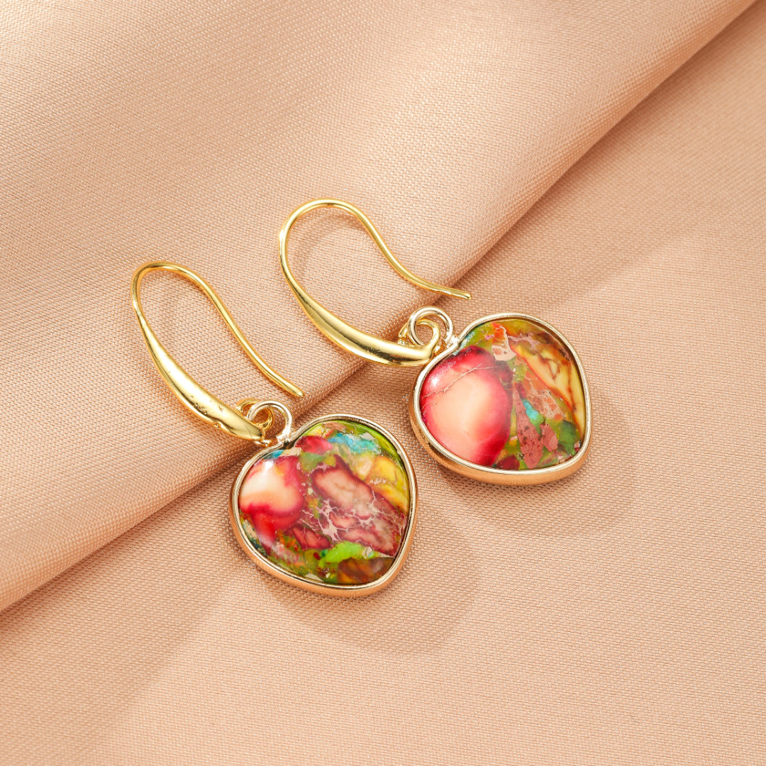 Boucles d’Oreilles Jaspe – Éclat Vital