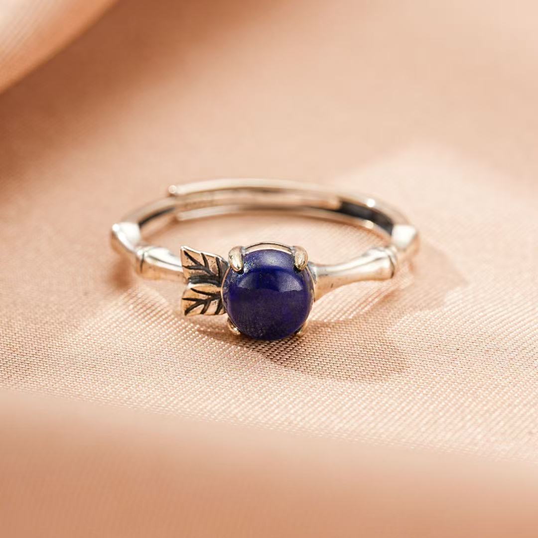 Bague Lapis-Lazuli – Racines Intérieures, Argent