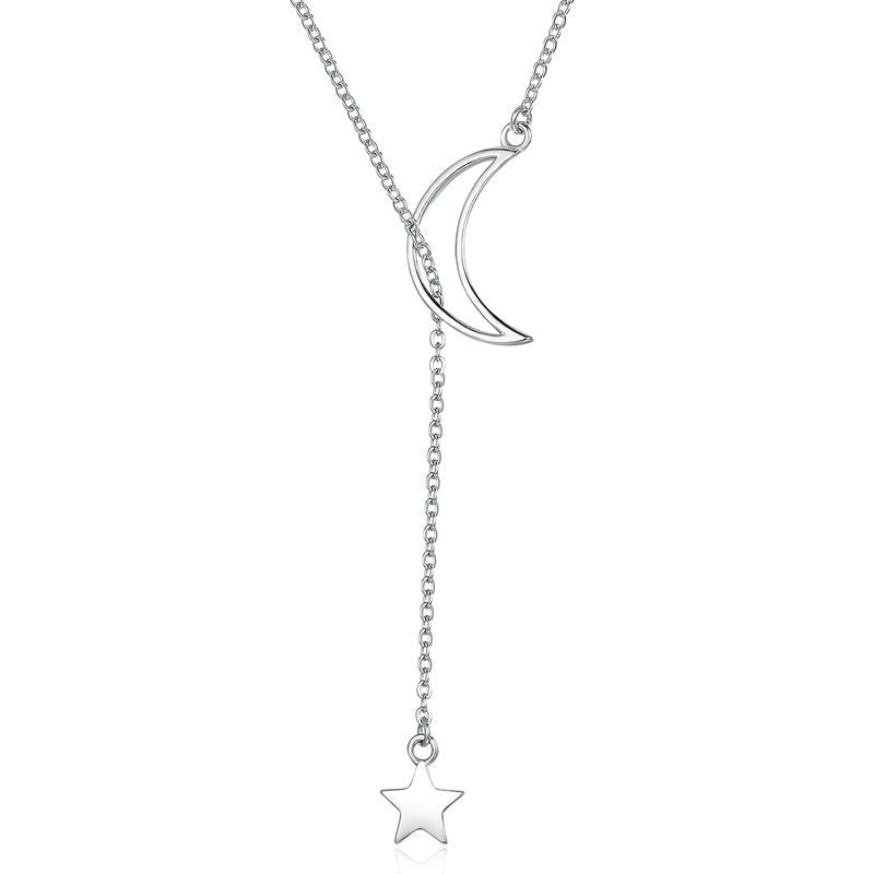 Collier Lune – Ciel Paisible Argent