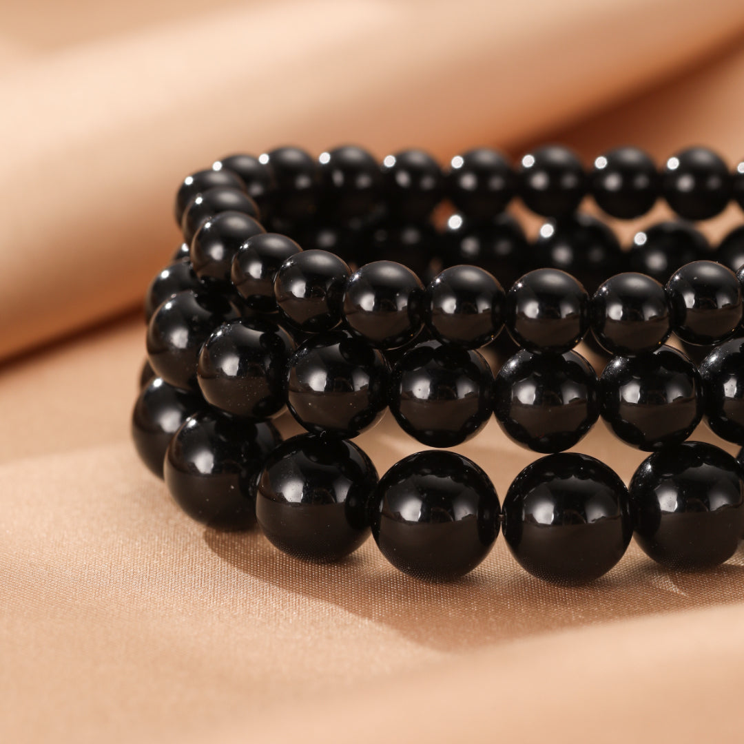 Bracelet en obsidienne dorée naturelle avec petit cube 8 mm en argent 925 Bracelet en obsidienne dorée naturelle avec petit cube 8 mm en argent 925