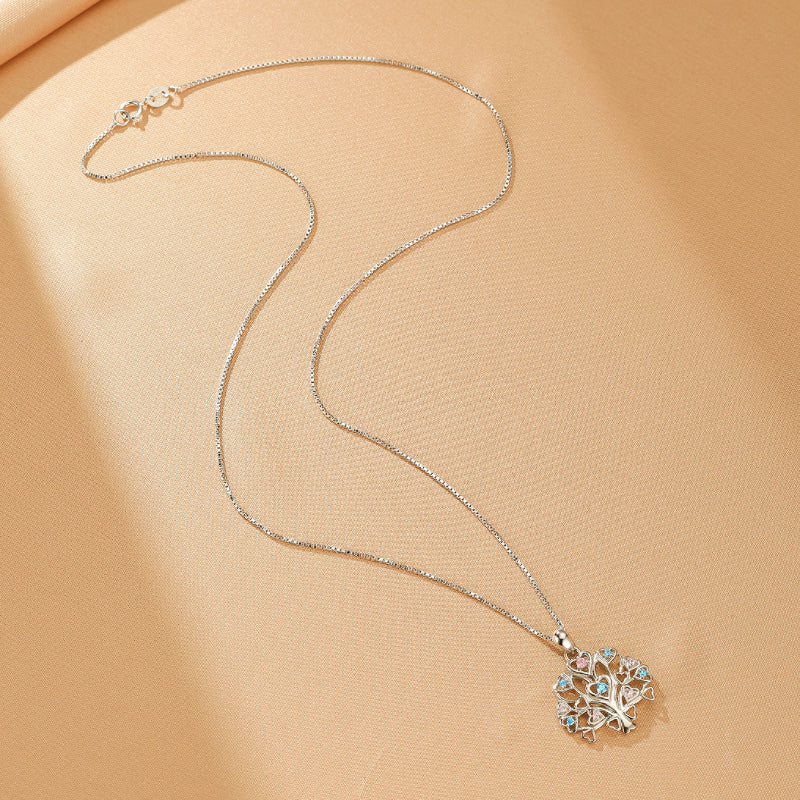 Collier Arbre de Vie – Arbre d'Amour, Argent 925